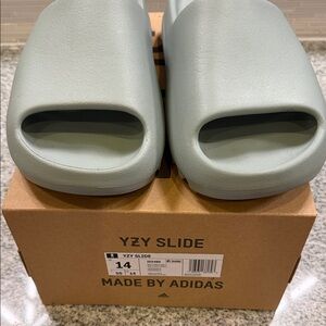 adidas size 14 men  YZY Slide - salt